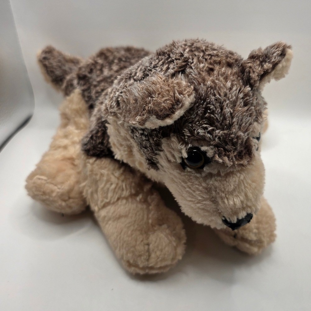Wishpets Timmy German Shepherd Plush Brown Tan Vintage 2003 7x12in